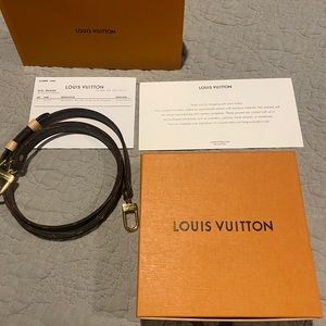 Louis Vuitton Adjustable Strap 16 mm Monogram
